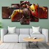5 panel wall art canvas prints DOTA 2 Bounty Hunter wall decor-1252 (3)