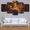 5 panel wall art canvas prints DOTA 2 Clinkz home decor-1273 (3)