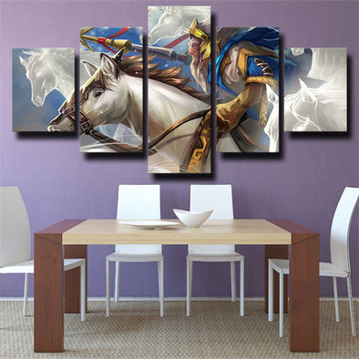 5 panel wall art canvas prints DOTA 2 Keeper of the Light wall picture-1332 (1)