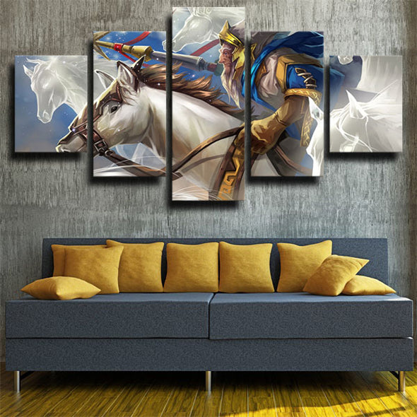 5 panel wall art canvas prints DOTA 2 Keeper of the Light wall picture-1332 (3)