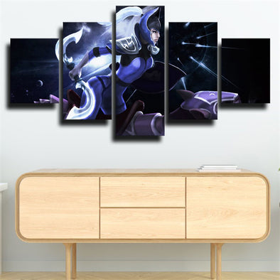 5 panel wall art canvas prints DOTA 2 Luna wall decor-1361 (1)