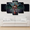 5 panel wall art canvas prints DOTA 2 Queen Of Pain live room decor-1415 (2)