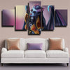 5 panel wall art canvas prints DOTA 2 Queen Of Pain wall picture-1416 (2)
