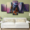 5 panel wall art canvas prints DOTA 2 Queen Of Pain wall picture-1416 (3)