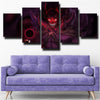5 panel wall art canvas prints DOTA 2 Shadow Demon home decor-1430 (1)