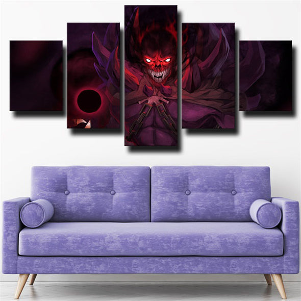 5 panel wall art canvas prints DOTA 2 Shadow Demon home decor-1430 (1)