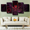 5 panel wall art canvas prints DOTA 2 Shadow Demon home decor-1430 (2)