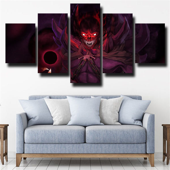 5 panel wall art canvas prints DOTA 2 Shadow Demon home decor-1430 (3)