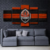 5 panel wall art canvas prints FC Shakhtar Donetsk Symbol home decor1202 (2)