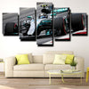 5 panel wall art canvas prints Formula 1 Car Mercedes AMG home decor-1200 (1)