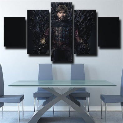 5 panel wall art canvas prints Game of Thrones Jaime decor picture-1615 (1)