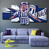 5 panel wall art canvas prints JFC Dybala Heart surging home decor-1329 (2)