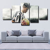 5 panel wall art canvas prints JUV Dybala court football home decor-1330 (4)