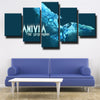 5 panel wall art canvas prints League Legends Anivia wall picture (2)