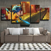 5 panel wall art canvas prints League Of Legends Fizz home decor-1200 (3)
