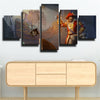 5 panel wall art canvas prints League Of Legends Gangplank wall decor-1200 (3)