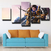 5 panel wall art canvas prints League Of Legends Garen decor picture-1200 (2)
