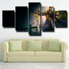 5 panel wall art canvas prints League Of Legends Garen home decor-1200 (2)