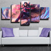 5 panel wall art canvas prints League Of Legends Irelia decor picture-1200 (3)