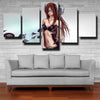5 panel wall art canvas prints League Of Legends Irelia home decor-1200 (2)