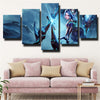 5 panel wall art canvas prints League Of Legends Irelia wall picture-1200 (1)