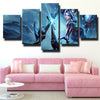 5 panel wall art canvas prints League Of Legends Irelia wall picture-1200 (3)