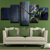 5 panel wall art canvas prints League Of Legends Jax decor picture-1200 (1)
