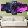 5 panel wall art canvas prints League Of Legends Karthus wall picture-1200 (2)