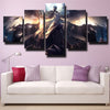 5 panel wall art canvas prints League Of Legends Kayle wall picture-1200 (2)