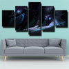 5 panel wall art canvas prints League Of Legends Kindred home decor-1200 (2)