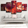 5 panel wall art canvas prints League Of Legends Lulu decor picture-1200 (2)