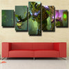 5 panel wall art canvas prints League Of Legends Maokai wall picture-1200 (2)