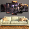5 panel wall art canvas prints League Of Legends Master Yi home decor-1200 (1)