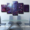 5 panel wall art canvas prints League of Legends Elise live room decor-1200 (2)