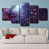 5 panel wall art canvas prints League of Legends Elise live room decor-1200 (3)
