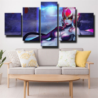 5 panel wall art canvas prints  League of Legends Evelynn wall picture-1200 (1)