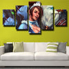 5 panel wall art canvas prints League of Legends Nidalee wall picture-1200 (1)