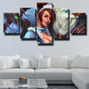 5 panel wall art canvas prints League of Legends Nidalee wall picture-1200 (3)