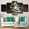 5 panel wall art canvas prints League of Legends Orianna home decor-1200 (2)