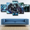 5 panel wall art canvas prints League of Legends Poppy decor picture-1200 (2)