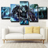 5 panel wall art canvas prints League of Legends Poppy decor picture-1200 (3)