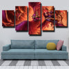 5 panel wall art canvas prints League of Legends Quinn home decor-1200 (3)