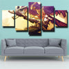5 panel wall art canvas prints League of Legends Quinn wall decor-1200 (2)