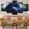 5 panel wall art canvas prints League of Legends Shen decor picture-1200 (2)