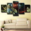 5 panel wall art canvas prints League of Legends Sion decor picture-1200 (3)