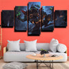5 panel wall art canvas prints League of Legends Twitch wall picture-1200 (2)