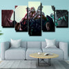 5 panel wall art canvas prints League of Legends Urgot decor picture-1200 (3)