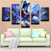 5 panel wall art canvas prints League of Legends decor picture-1215 (1)