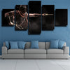5 panel wall art canvas prints MKX characters Erron Black room decor-1513 (3)