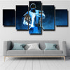 5 panel wall art canvas prints MKX characters Sub-Zero wall picture-1551 (3)